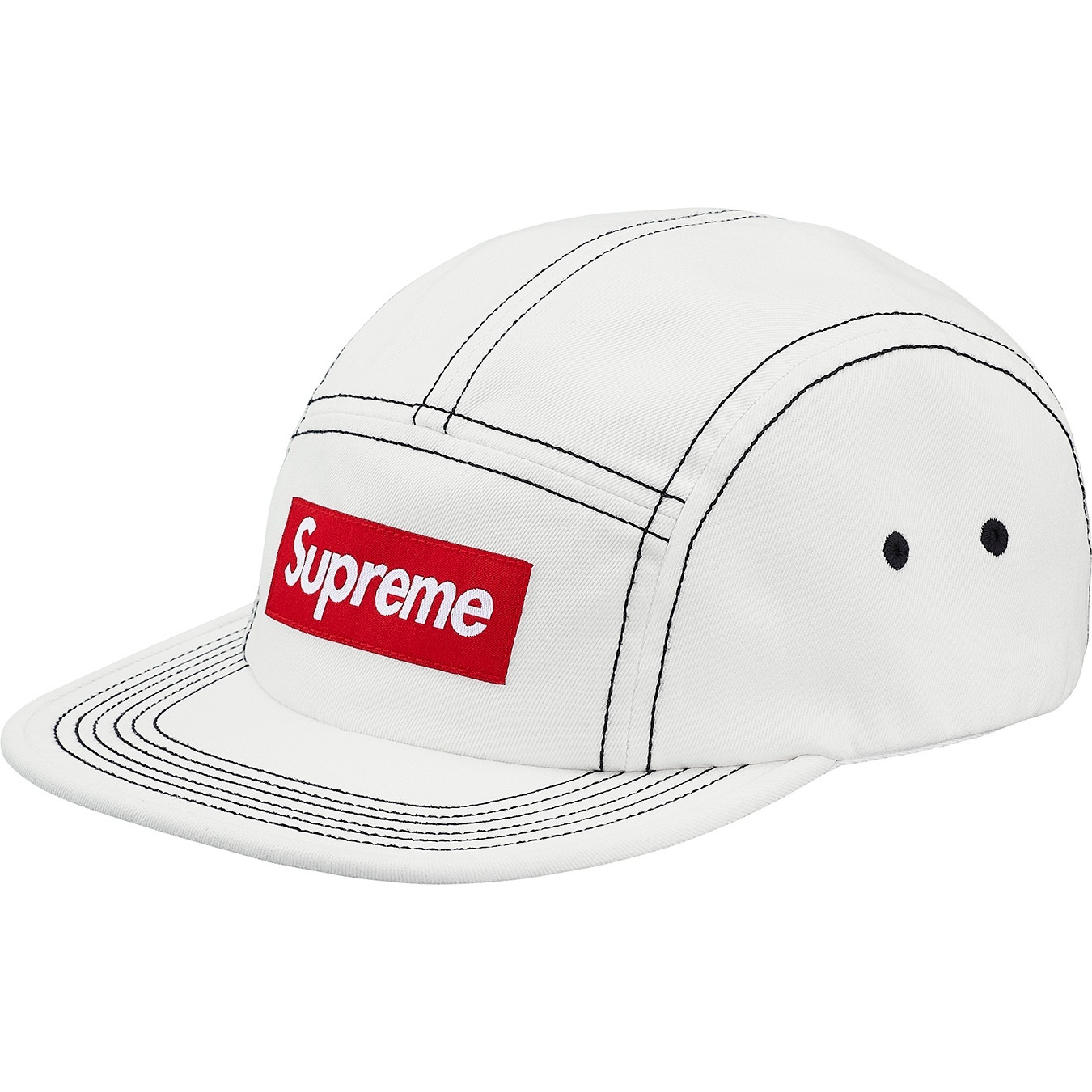Contrast Stitch Camp Cap view 2